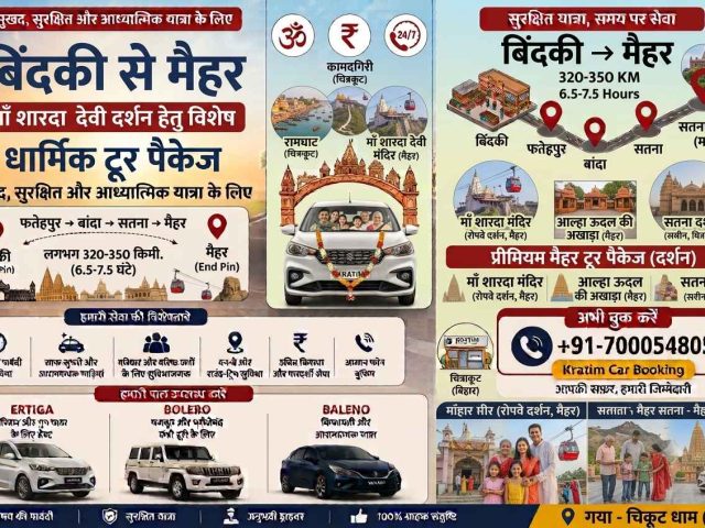 बिंदकी से मैहर (मां शारदा धाम)